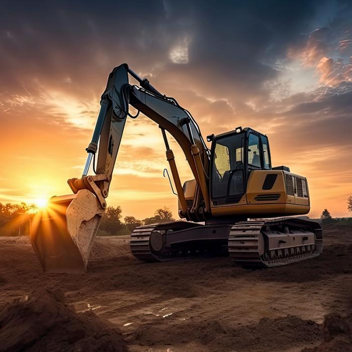 excavators and mining equipment